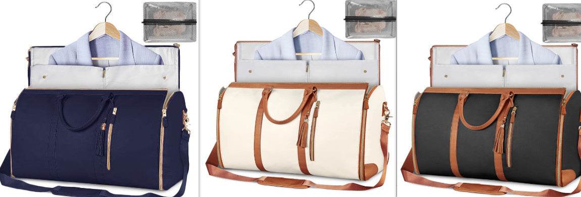 Large Capacity Travel Duffle Bag Women's Handbag Folding Suit Bag Waterproof Clothes Totes - PANGO