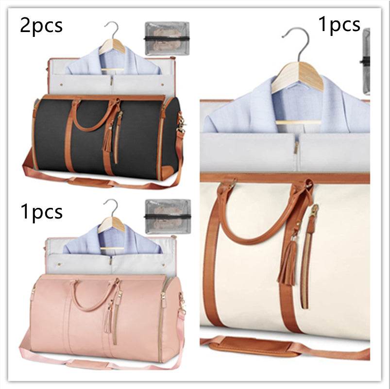 Large Capacity Travel Duffle Bag Women's Handbag Folding Suit Bag Waterproof Clothes Totes - PANGO