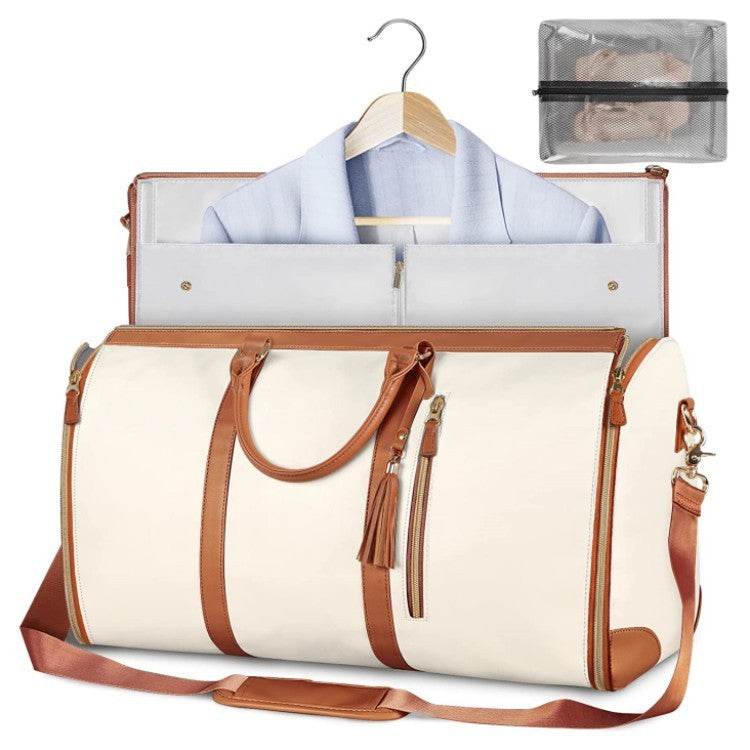 Large Capacity Travel Duffle Bag Women's Handbag Folding Suit Bag Waterproof Clothes Totes - PANGO