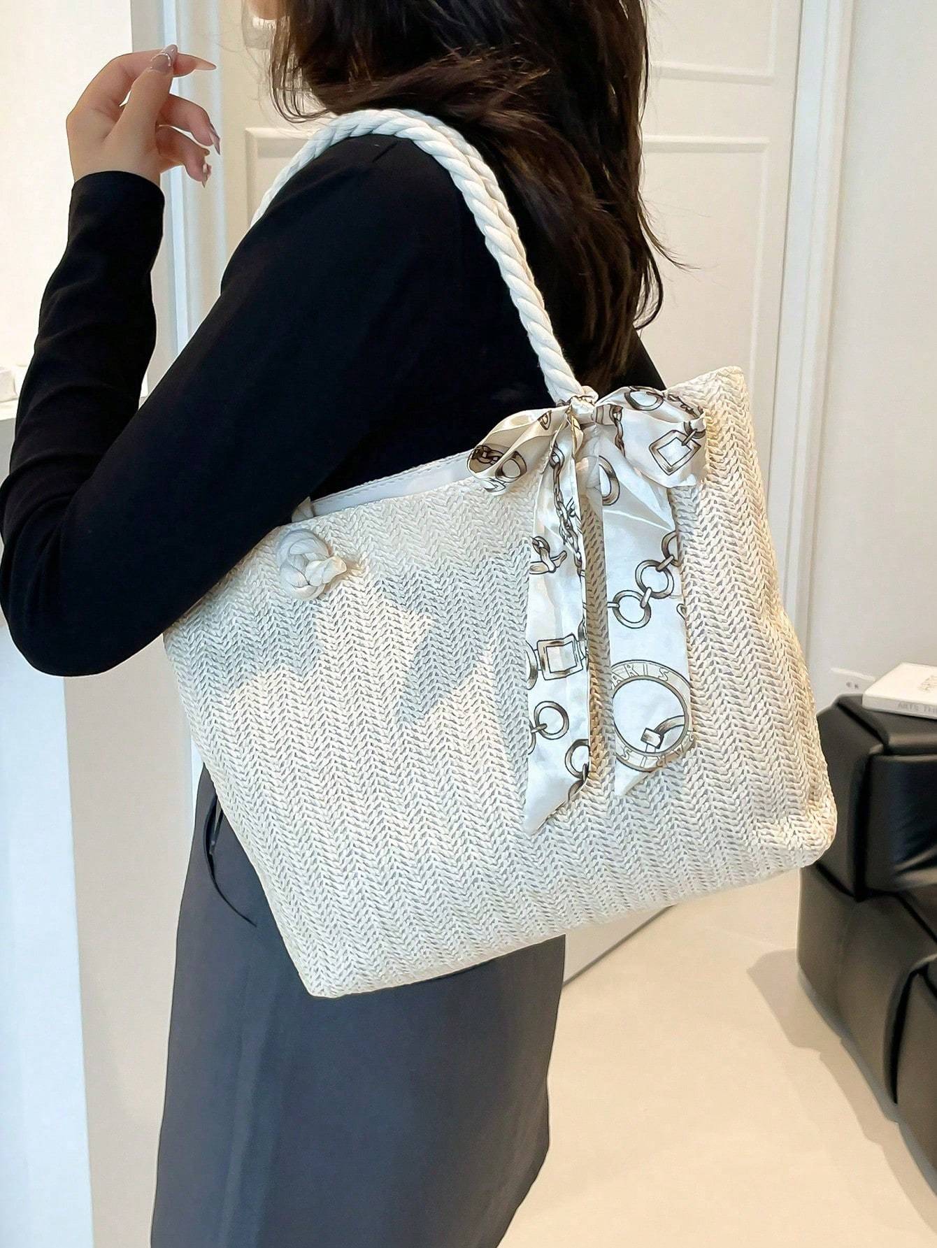 Women's New Style Woven Large Capacity Bag