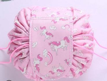 Animal Printing Large Capacity Drawstring Lazy Cosmetic Storage Bag - PANGO