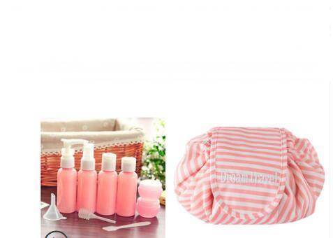 Animal Printing Large Capacity Drawstring Lazy Cosmetic Storage Bag - PANGO