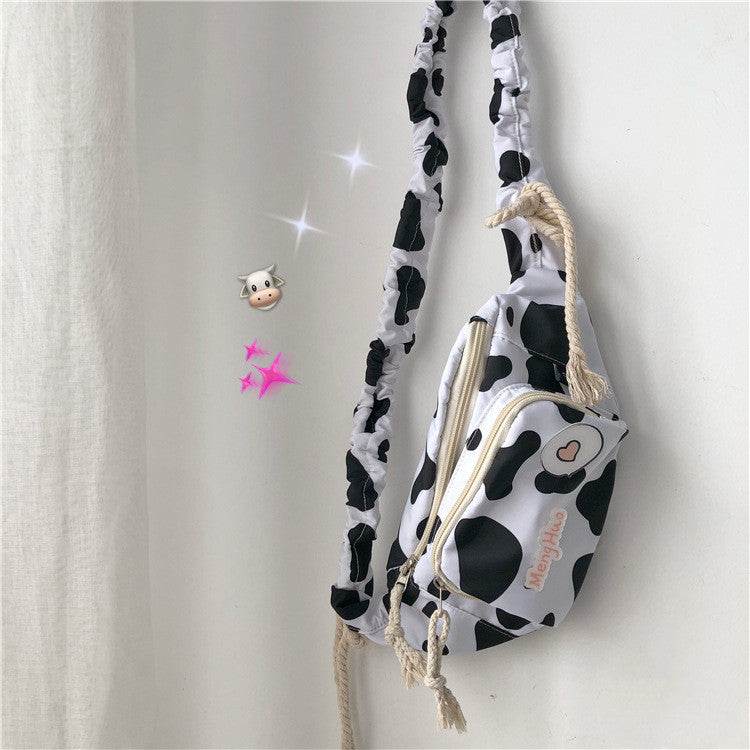 Cute Cow Student Shoulder Bag - PANGO