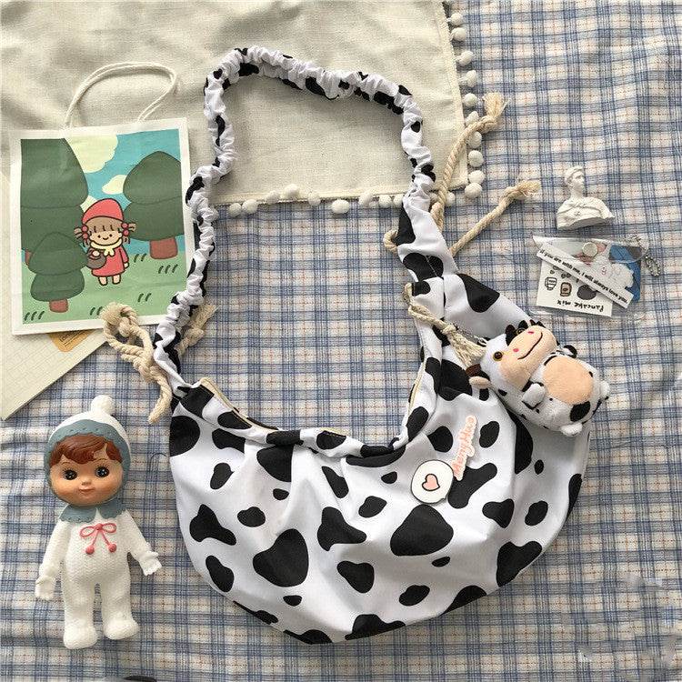 Cute Cow Student Shoulder Bag - PANGO