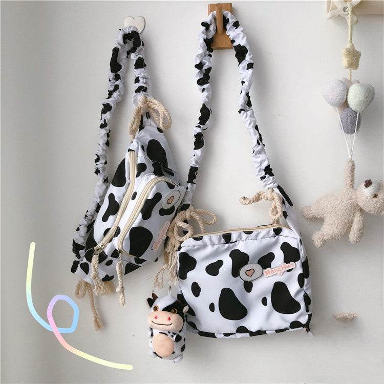 Cute Cow Student Shoulder Bag - PANGO