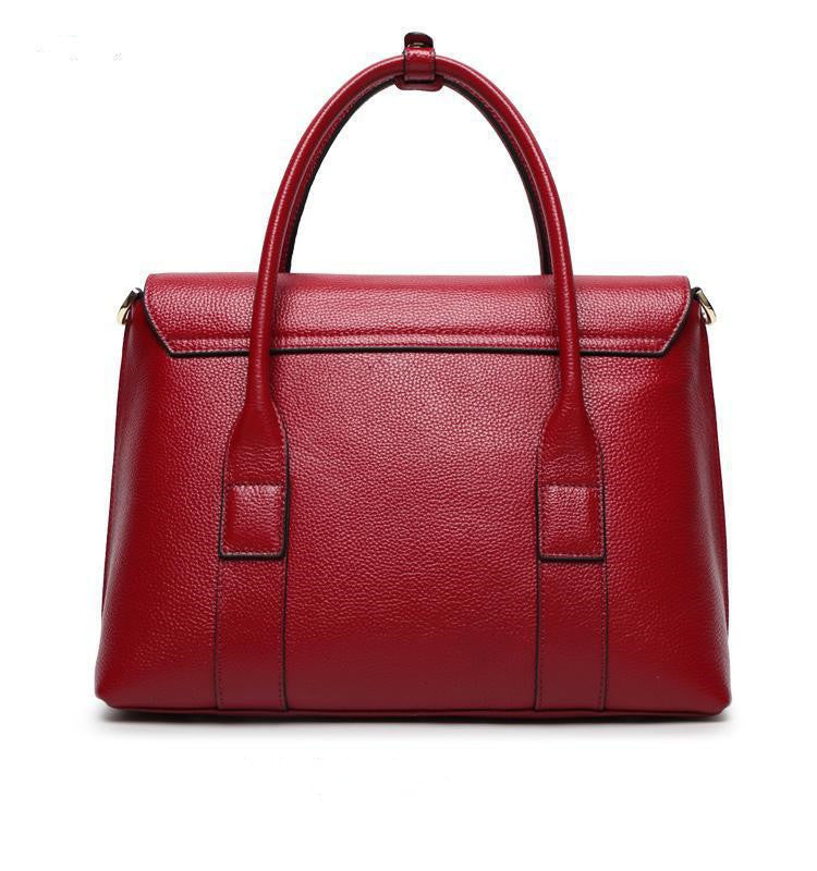 European And American New Leather Handbags, Big Bags,