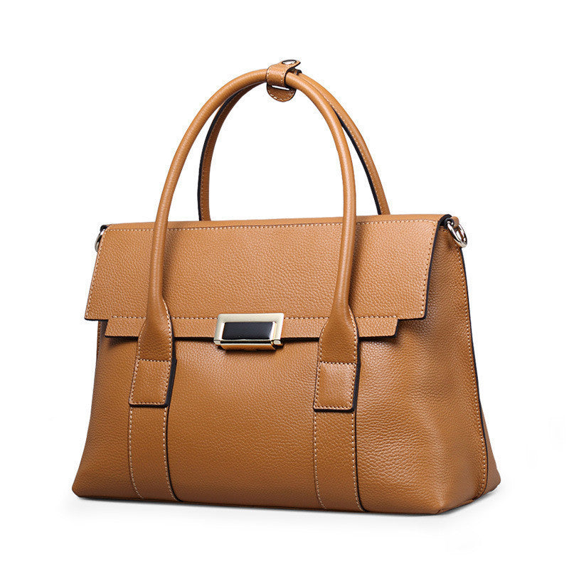 European And American New Leather Handbags, Big Bags,