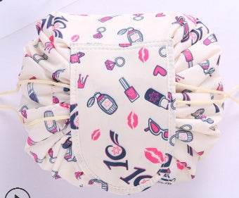 Animal Printing Large Capacity Drawstring Lazy Cosmetic Storage Bag - PANGO
