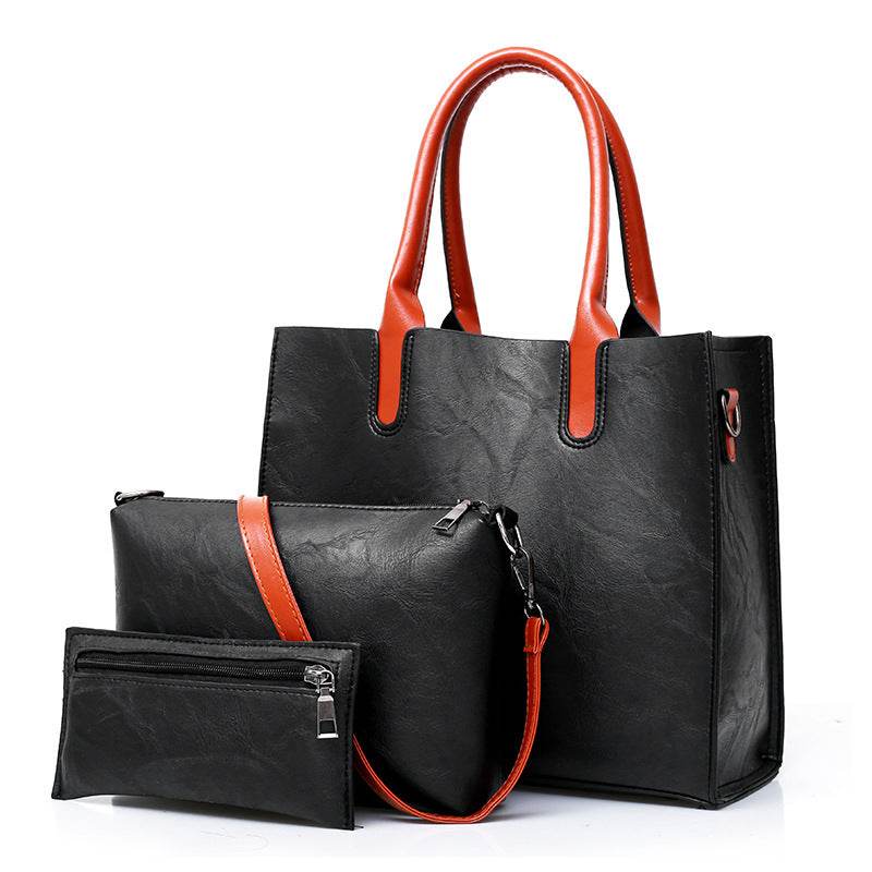 Three-piece Women's Bag European And American Fashion Retro - PANGO