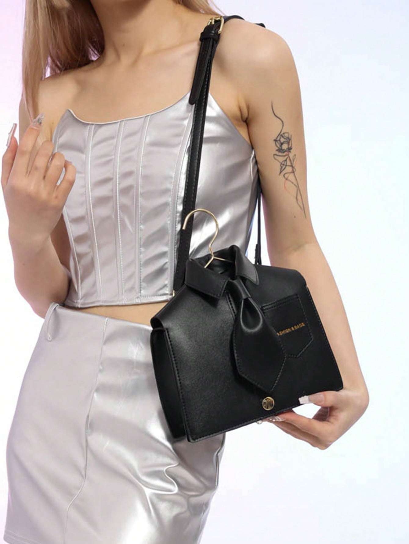 Quirky Shaped Collar Women Crossbody Bag,
