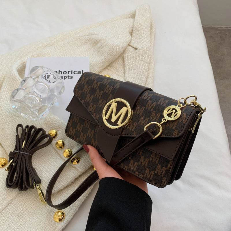 Niche Personality Printed Letter Shoulder Messenger Bag - PANGO