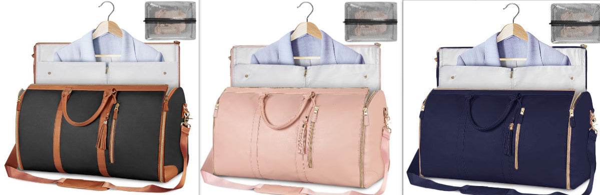 Large Capacity Travel Duffle Bag Women's Handbag Folding Suit Bag Waterproof Clothes Totes - PANGO