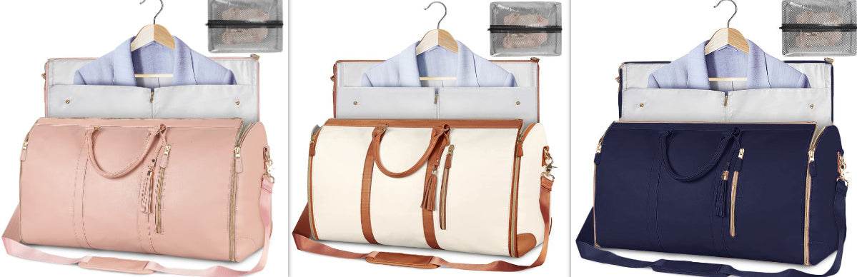 Large Capacity Travel Duffle Bag Women's Handbag Folding Suit Bag Waterproof Clothes Totes - PANGO
