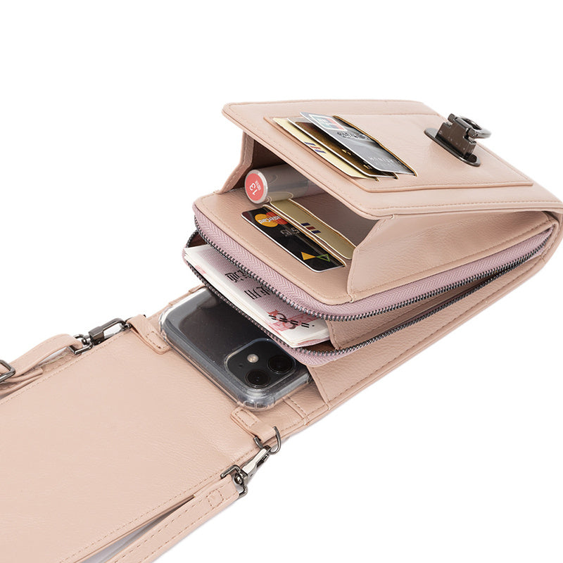 Rivet Design Shoulder Bags For Mobile Phone