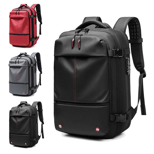 Travel Backpack Men's Business Multifunction Computer Bag Vacuum Compression Large-capacity Backpack - PANGO