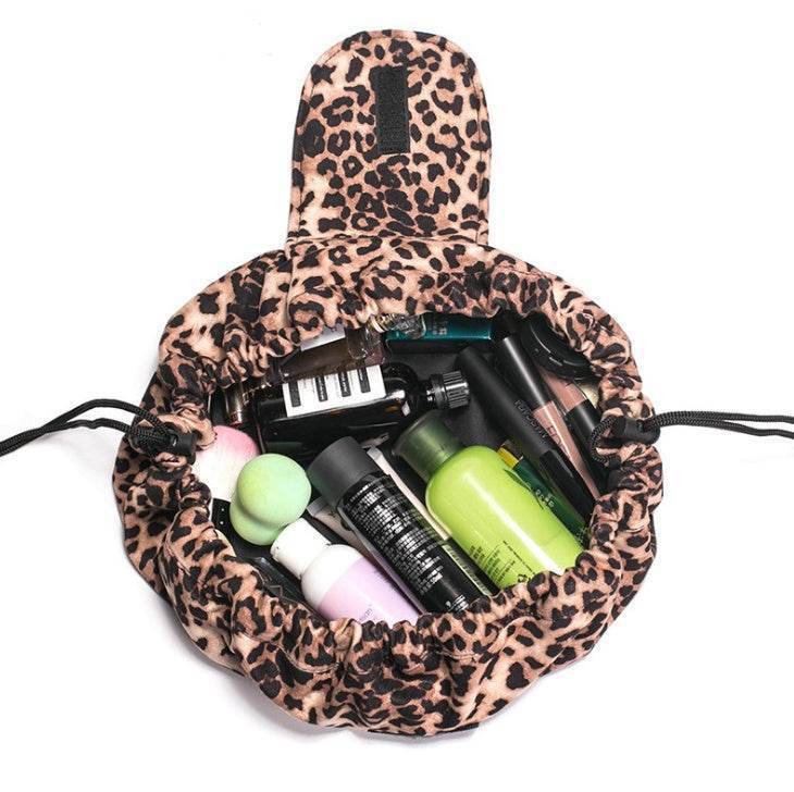 Animal Printing Large Capacity Drawstring Lazy Cosmetic Storage Bag - PANGO