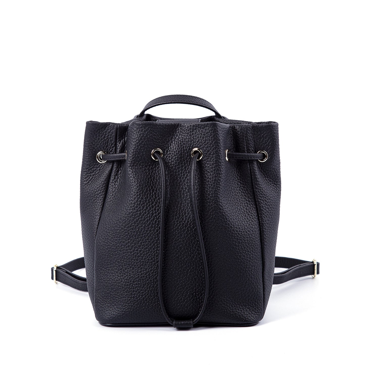 Backpack Hot Selling First Layer Cowhide Niche Handmade Shoulder Crossbody Bucket Bag
