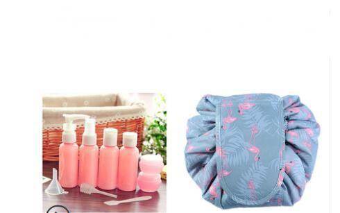Animal Printing Large Capacity Drawstring Lazy Cosmetic Storage Bag - PANGO
