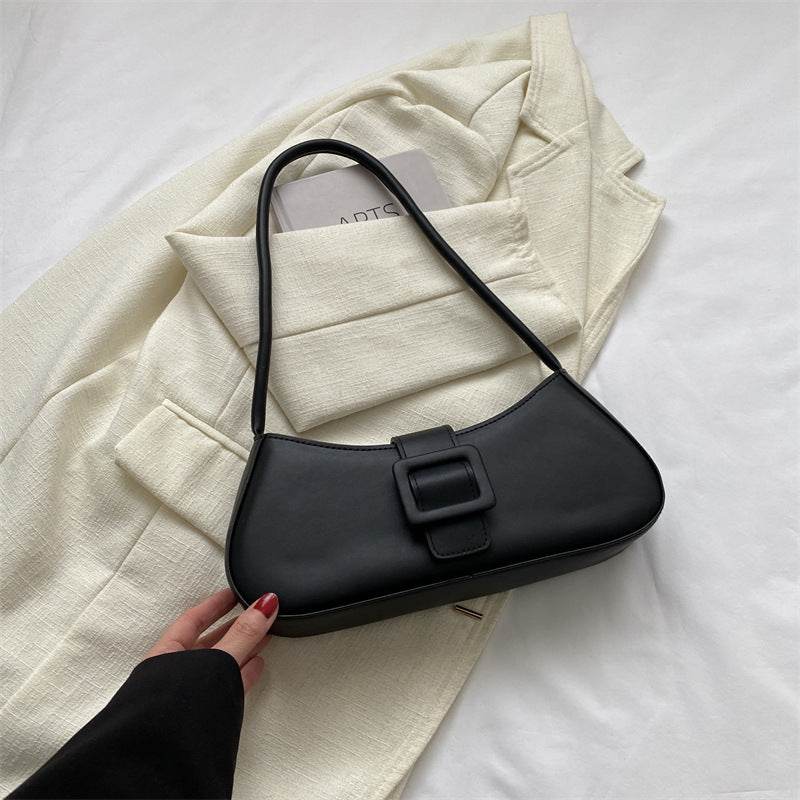 Western Style Shoulder Texture Crossbody Underarm Small Square Bag - PANGO