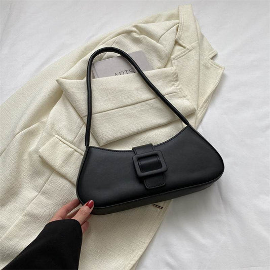 Western Style Shoulder Texture Crossbody Underarm Small Square Bag - PANGO