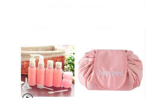 Animal Printing Large Capacity Drawstring Lazy Cosmetic Storage Bag - PANGO