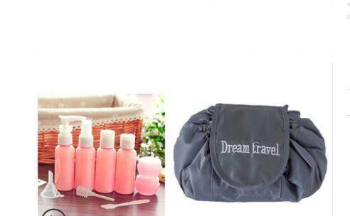 Animal Printing Large Capacity Drawstring Lazy Cosmetic Storage Bag - PANGO