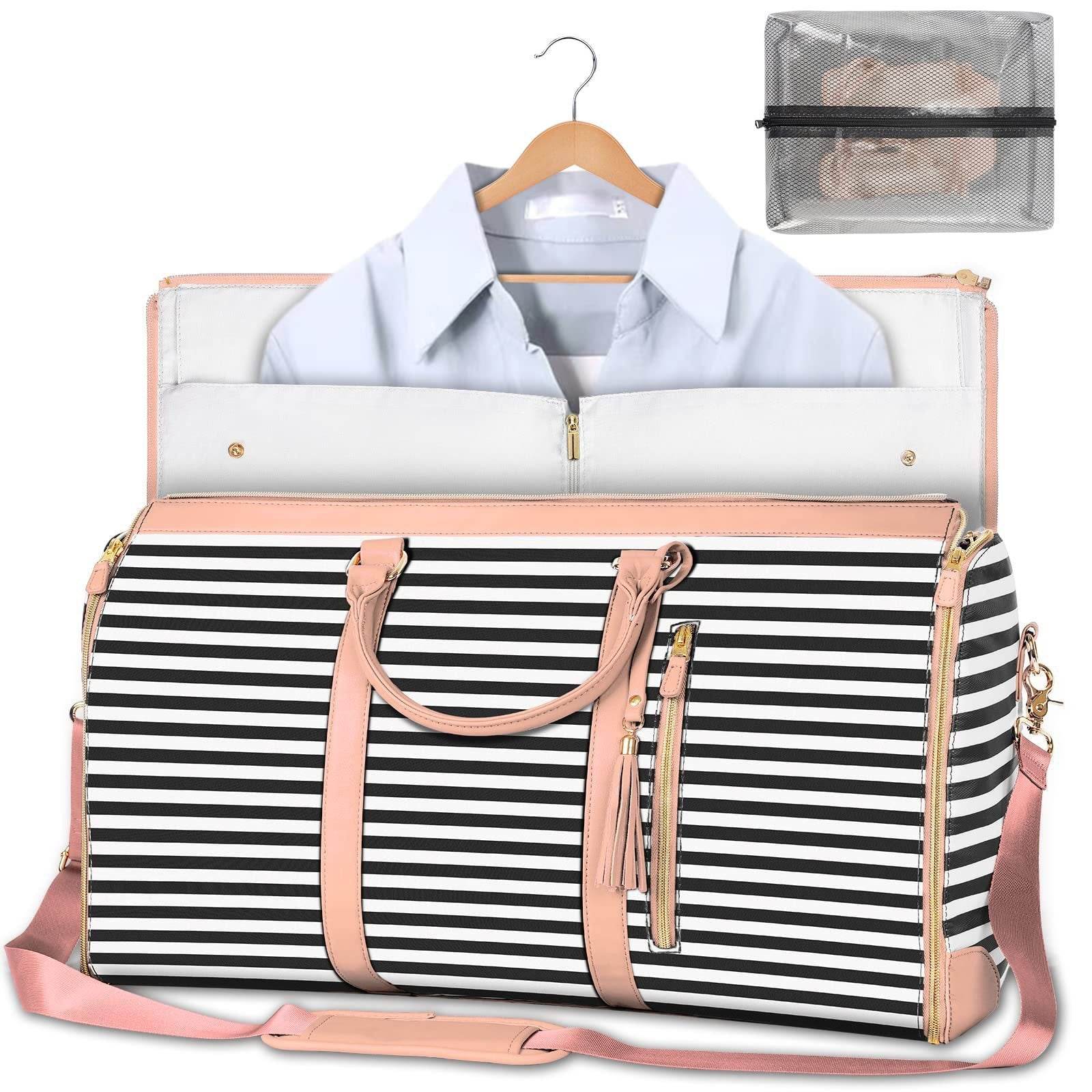 Large Capacity Travel Duffle Bag Women's Handbag Folding Suit Bag Waterproof Clothes Totes - PANGO