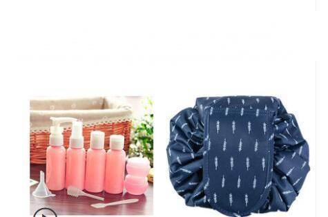 Animal Printing Large Capacity Drawstring Lazy Cosmetic Storage Bag - PANGO