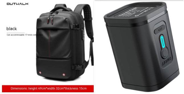 Travel Backpack Men's Business Multifunction Computer Bag Vacuum Compression Large-capacity Backpack - PANGO
