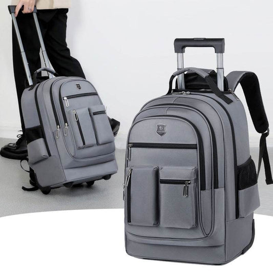Trolley Backpack Ultra-light Trolley Bag Large Capacity Single-directional Wheel - PANGO