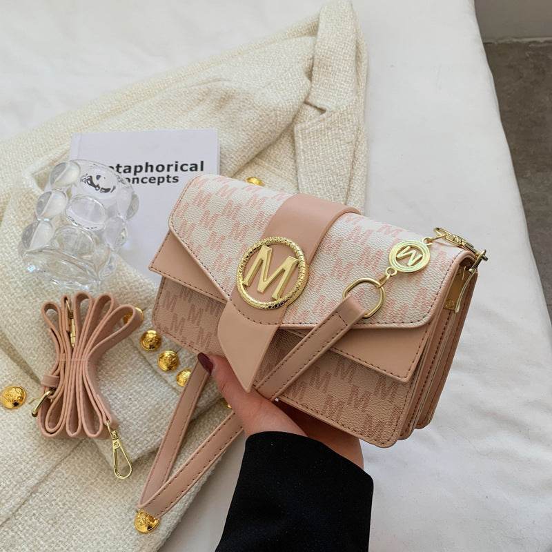 Niche Personality Printed Letter Shoulder Messenger Bag - PANGO