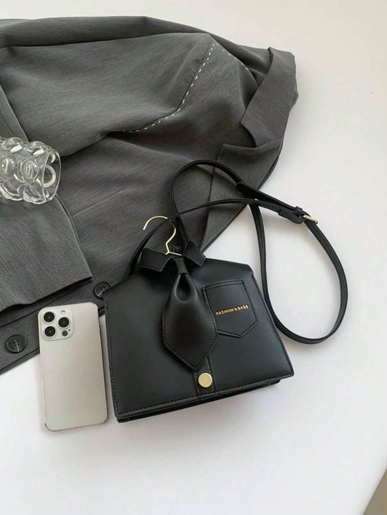 Quirky Shaped Collar Women Crossbody Bag,