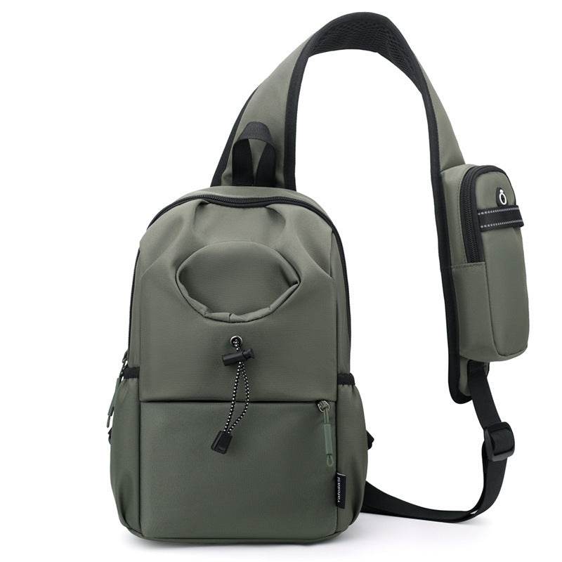 Men's Oxford Cloth Splash-proof Shoulder Crossbody Chest Bag - PANGO