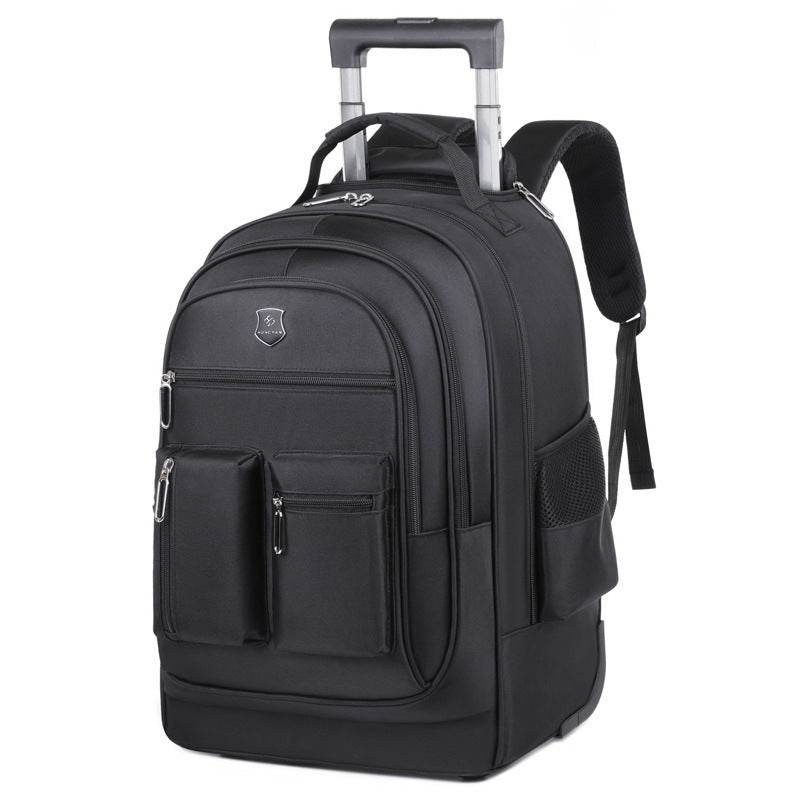 Trolley Backpack Ultra-light Trolley Bag Large Capacity Single-directional Wheel - PANGO