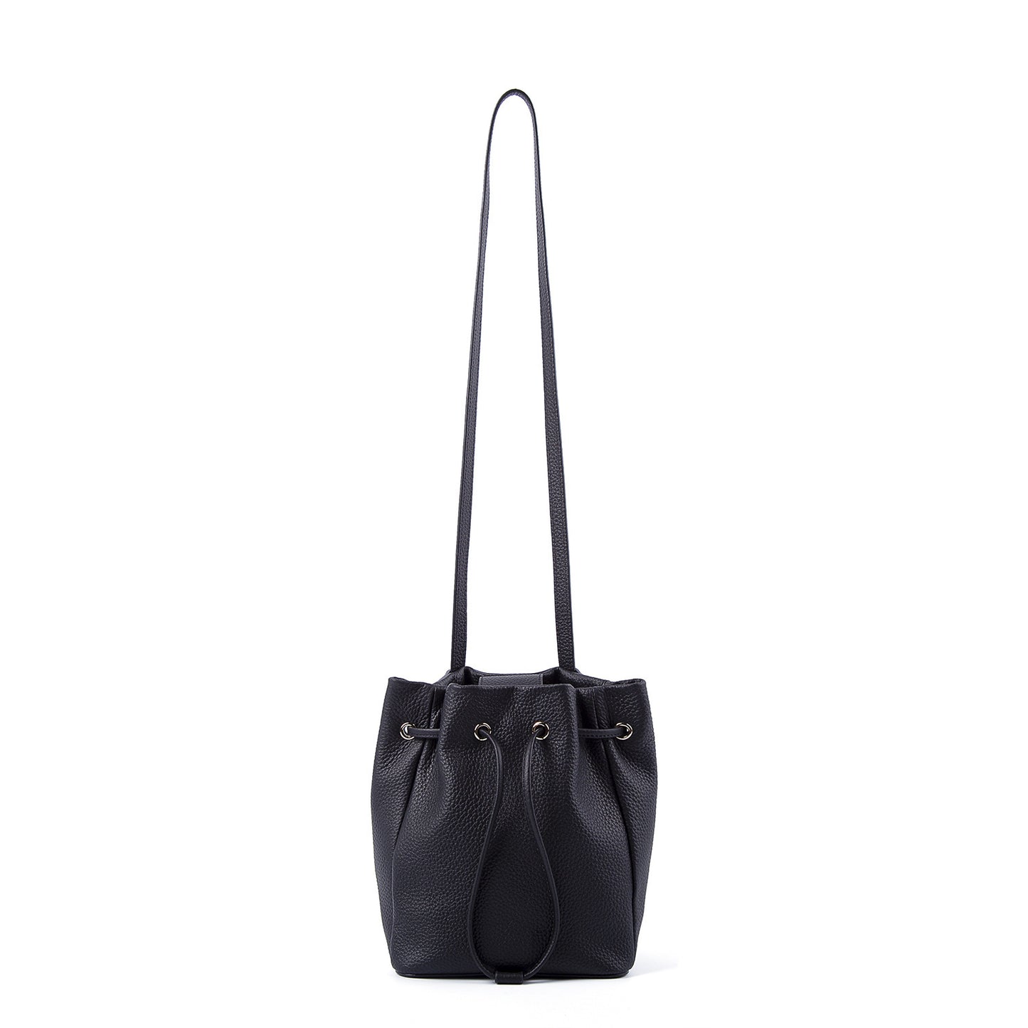 Backpack Hot Selling First Layer Cowhide Niche Handmade Shoulder Crossbody Bucket Bag