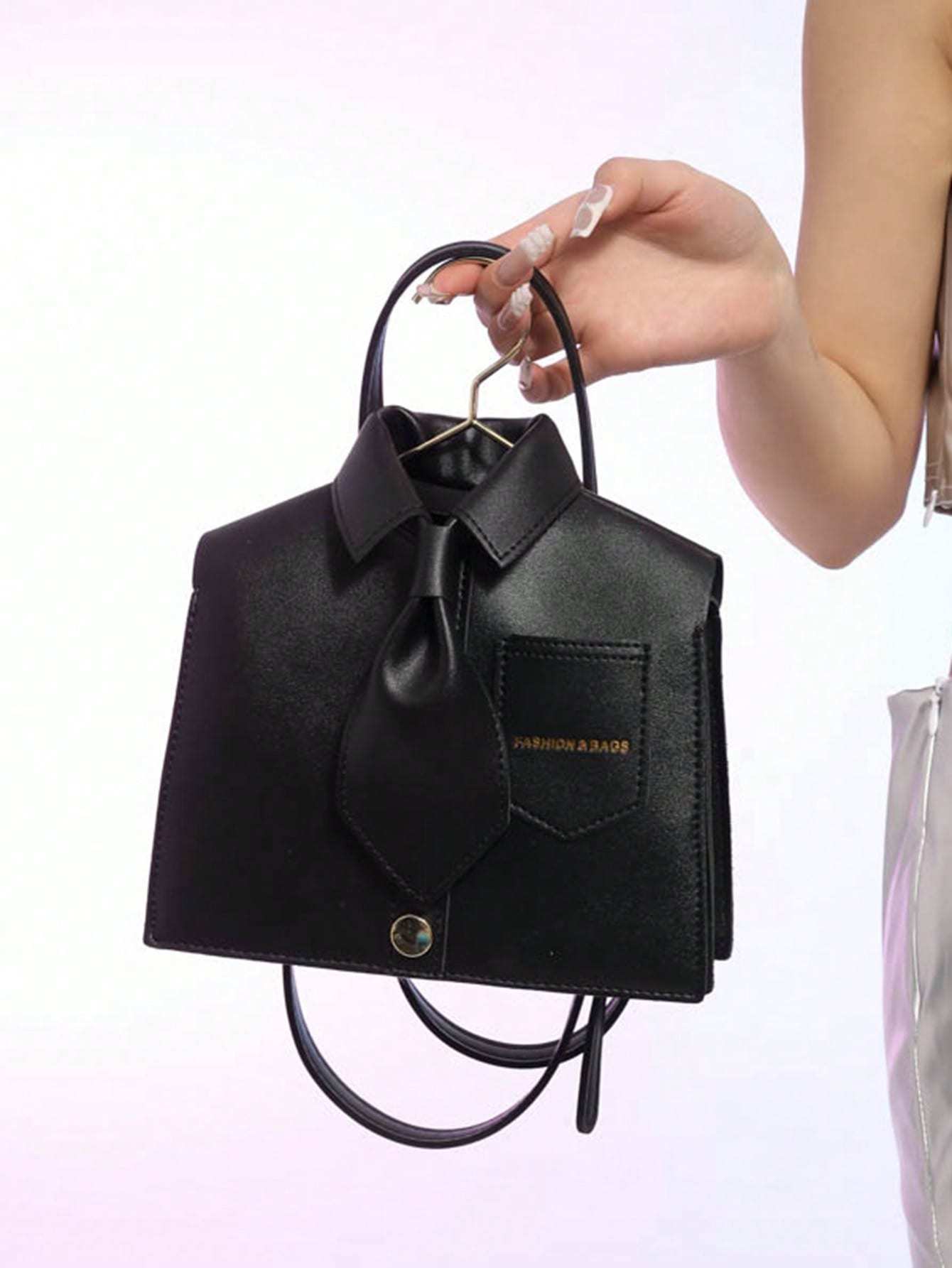 Quirky Shaped Collar Women Crossbody Bag,