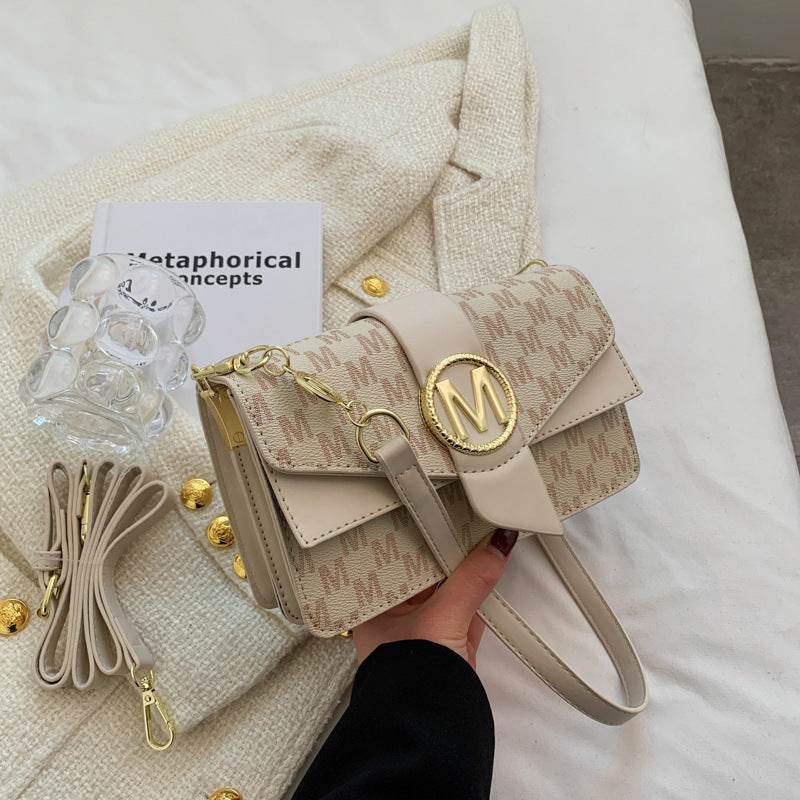 Niche Personality Printed Letter Shoulder Messenger Bag - PANGO