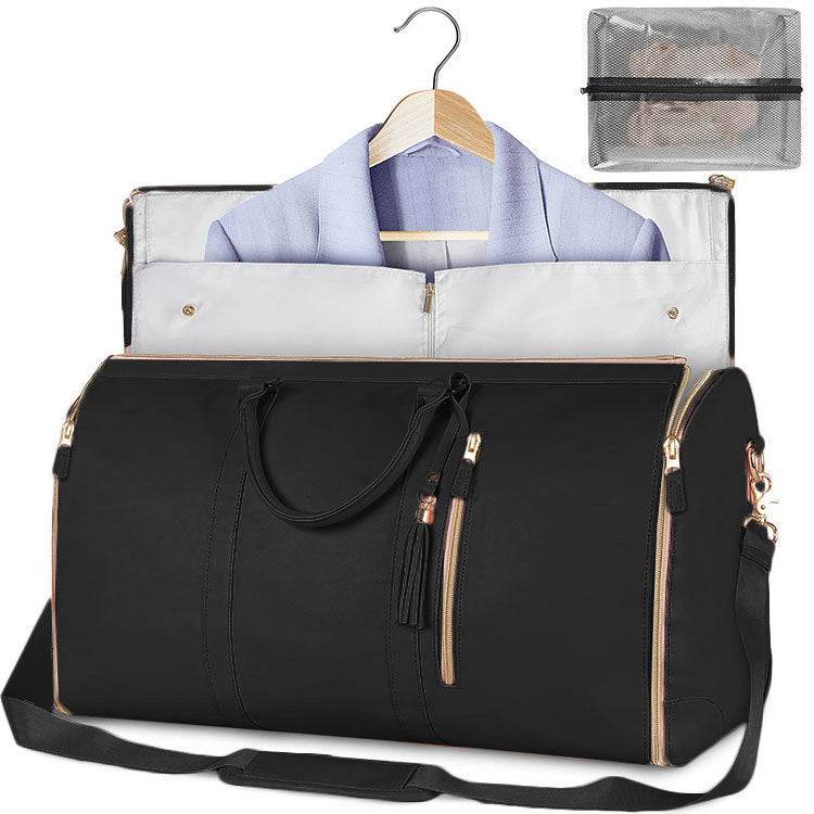 Large Capacity Travel Duffle Bag Women's Handbag Folding Suit Bag Waterproof Clothes Totes - PANGO
