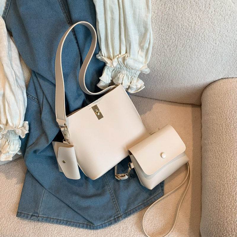 Western Style Hand Shoulder Bag Three-piece Messenger Bag - PANGO