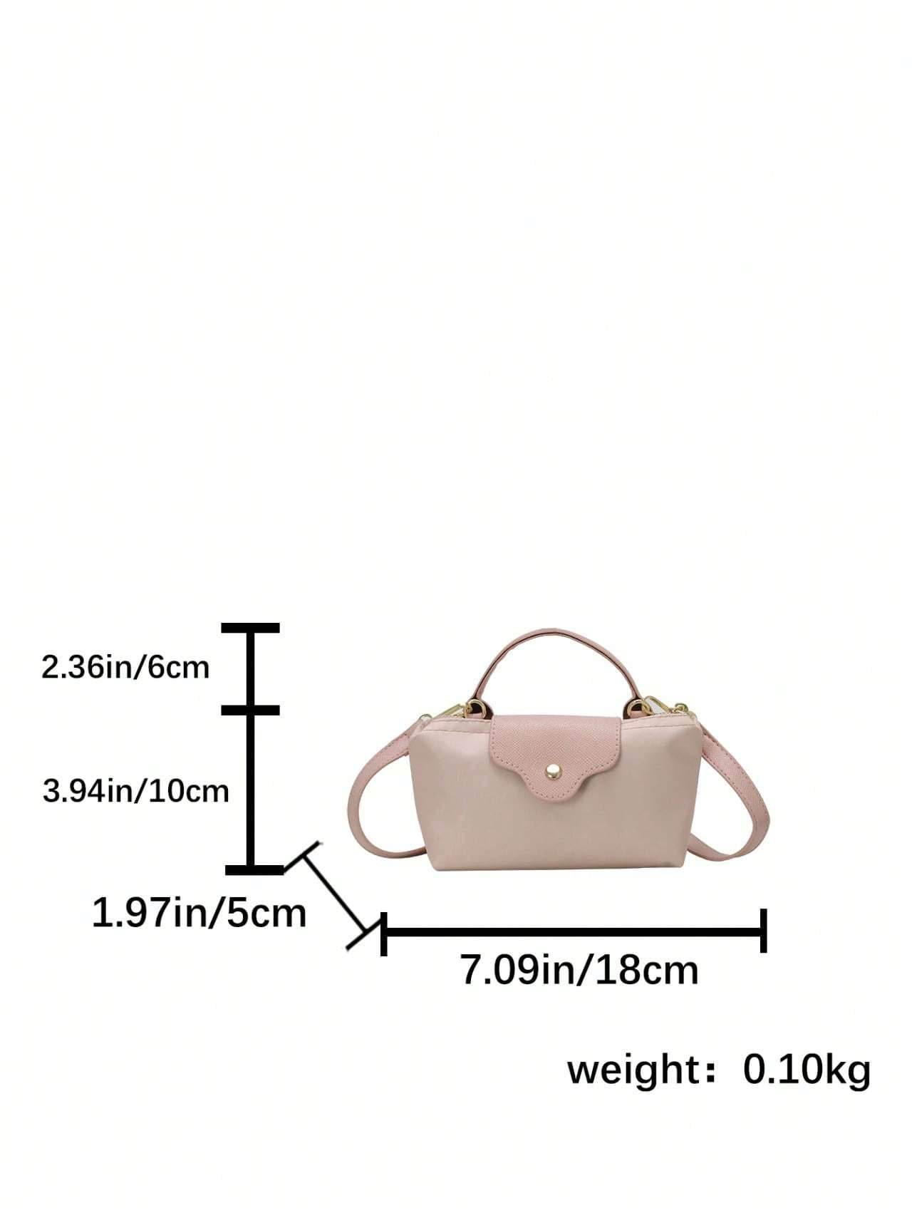 Casual Solid Color Fashionable Women's Handbag Crossbody Bag - PANGO