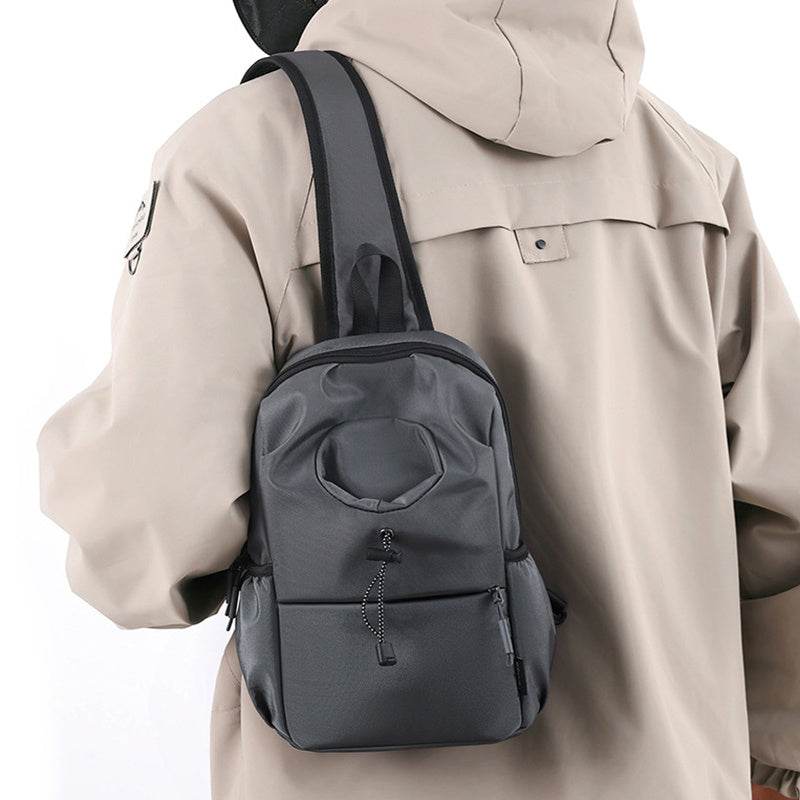Men's Oxford Cloth Splash-proof Shoulder Crossbody Chest Bag - PANGO