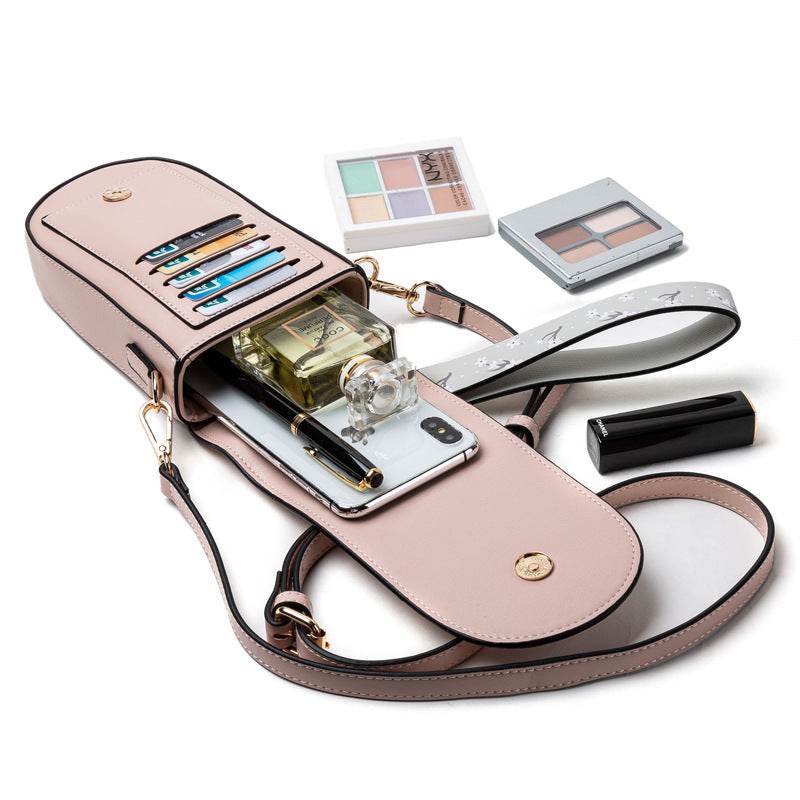 Mobile Phone Bag Korean Version PU Multifunctional Handbag - PANGO