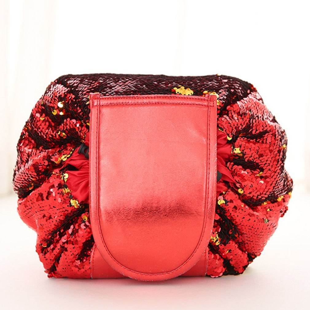 Animal Printing Large Capacity Drawstring Lazy Cosmetic Storage Bag - PANGO