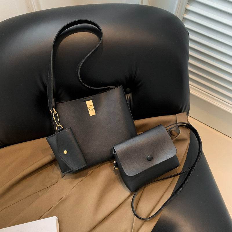 Western Style Hand Shoulder Bag Three-piece Messenger Bag - PANGO