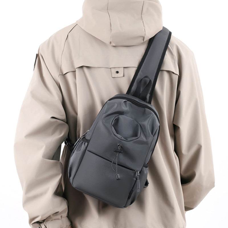 Men's Oxford Cloth Splash-proof Shoulder Crossbody Chest Bag - PANGO