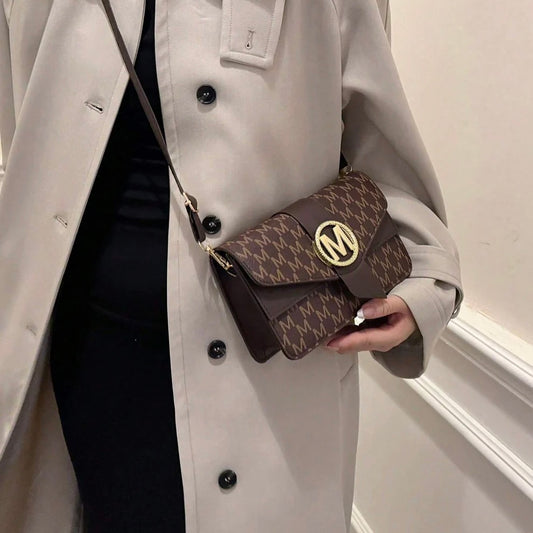 Fashionable And Versatile Girl's Single Shoulder Crossbody Small Square Bag