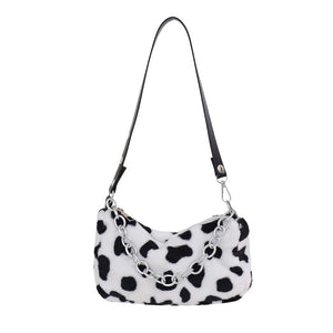 Leopard Pattern Plush Bag