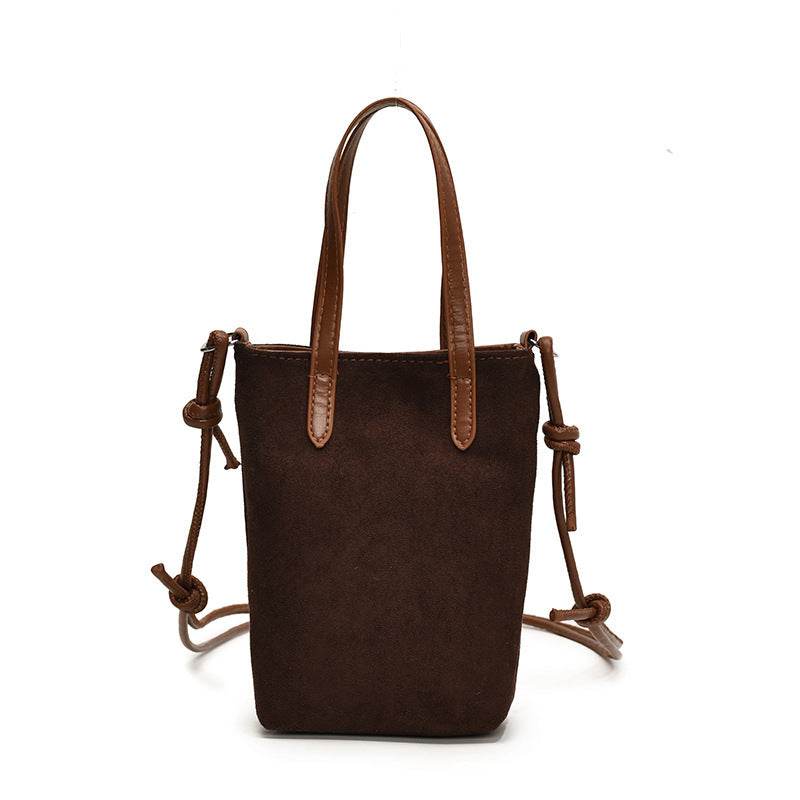 Women's Crossbody Bag Anime New Versatile Suede Phone Bag - PANGO
