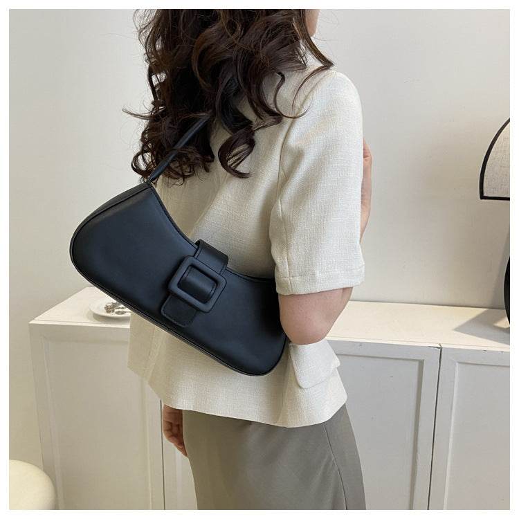 Western Style Shoulder Texture Crossbody Underarm Small Square Bag - PANGO