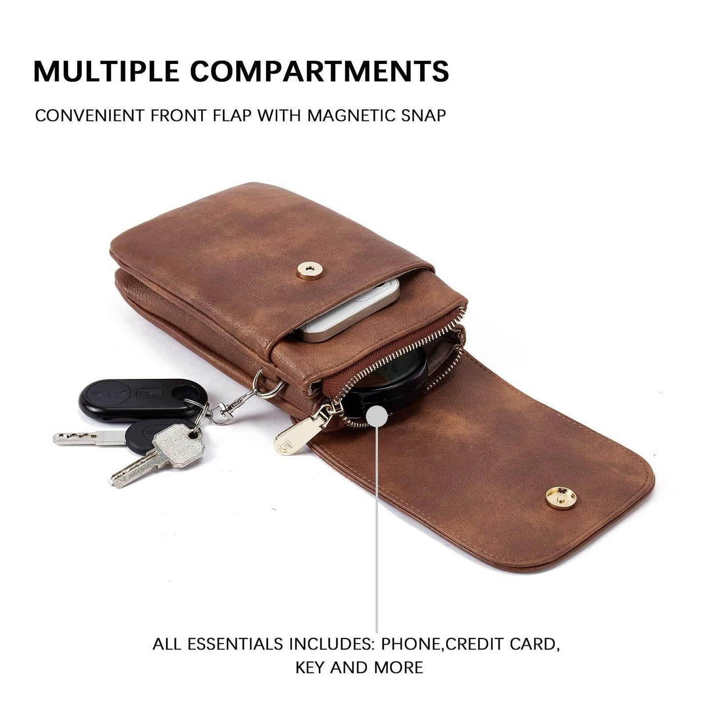 Men's PU Leather High-grade Versatile Messenger Bag - PANGO